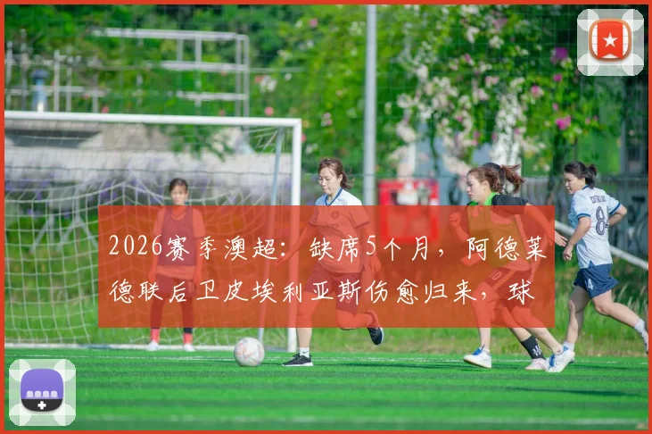 2026赛季澳超:缺席5个月,阿德莱德联后卫皮埃利亚斯伤愈归来,球队后防实力迎重大补强